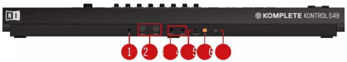 N1 © KOMPLETE KONTROLS49 1 2 3 4 5 6