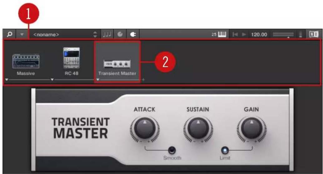 Massive RC 48 Transient Master 2 TRANSIENT MASTER ATTACK SUSTAIN GAIN Smooth Limit
