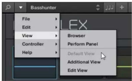 Basshunter File Edit View Controller Help Browser Perform Panel Default View Additional View Edit View
