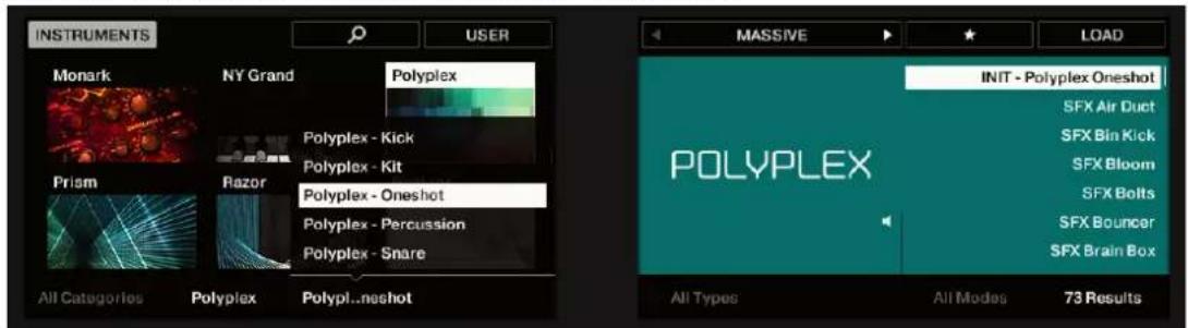 INSTRUMENTS Monark NY Grand Polyplex Prism Razor Polyplex - Kick Polyplex - Kit Polyplex - Oneshot Polyplex - Percussion Polyplex - Snare All Categories Polyplex Polypl..neshot MASSIVE LOAD INIT - Polyplex Oneshot SFX Air Duct SFX Bin Kick SFX Bloom SFX Bolts SFX Bouncer SFX Brain Box POLYPLEX All Types All Modes 73 Results