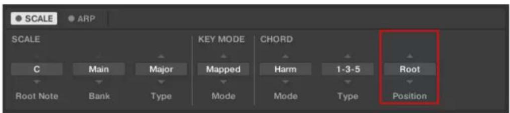 SCALE ARP SCALE C Main Major KEY MODE Mapped Harm 1-3-5 Mode Mode Type CHORD Root Position