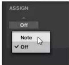 ASSIGN Off Note ✓ Off