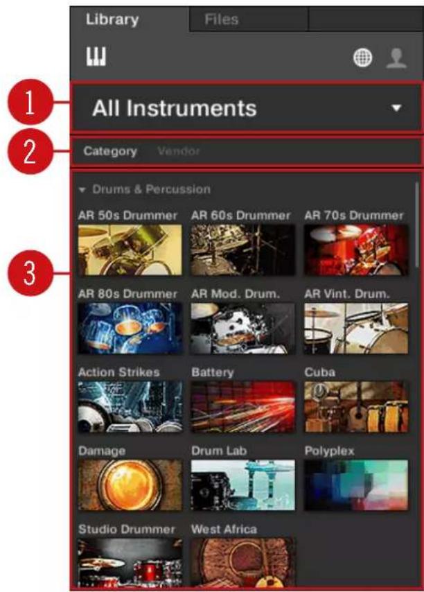 Library Files All Instruments Category Vendor Drums & Percussion AR 50s Drummer AR 60s Drummer AR 70s Drummer AR 80s Drummer AR Mod. Drum. AR Vint. Drum. Action Strikes Battery Cuba Damage Drum Lab Polyplex Studio Drummer West Africa