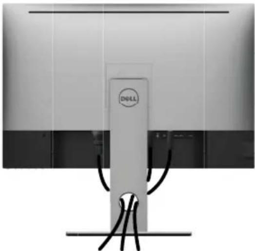 DELL UP3017 - Organizing Your Cables - 1