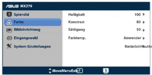 ASUS Designo MX279HS - Farbe - 1