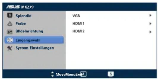 ASUS Designo MX279HS - Eingangswahl - 1