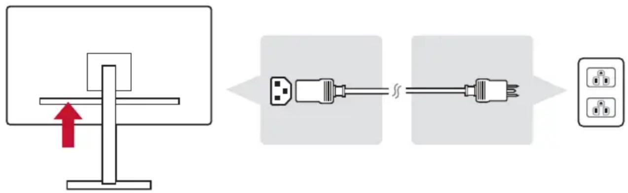 VIEWSONIC VP2468 - Netzkabel (und Netzteil, falls erforderlich) - 1