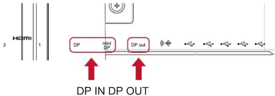 2 HOMI 1 DP mini DP DP out DP IN DP OUT