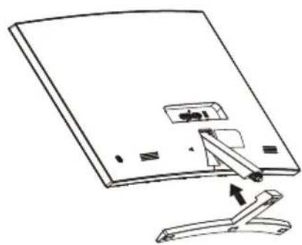 VIEWSONIC VX3216-SCMH-W - Basis anbringen B. Basis entfernen - 1