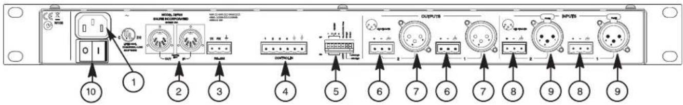 SHURE DFR22 - Rückwand - 1