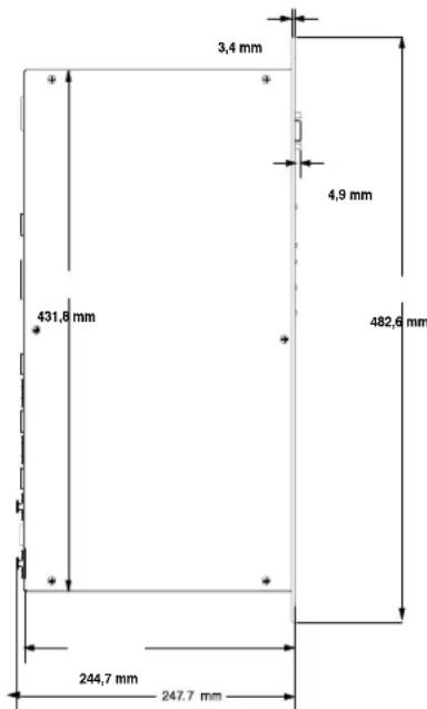 3,4 mm 4,9 mm 431,8 mm 482,6 mm 244,7 mm 247.7 mm