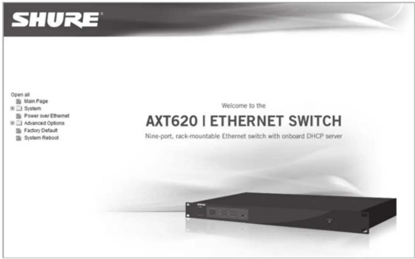 SHURE AXT620 - Systemanmeldung - 3