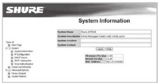 SHURE AXT620 - Systemanmeldung - 4