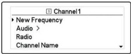 Channel1 ► New Frequency Audio > Radio Channel Name