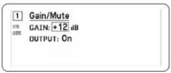 SHURE AD4D - Einstellen des Kanal-Gains und Audioausgangs - 1