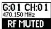 SHURE ULXD4D - RF MUTE - 1