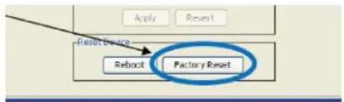 Apply Reboot Reset Device Reboot Factory Reset