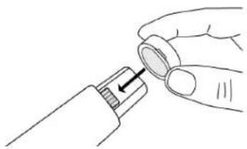 SHURE ULXD4D - Einsetzen der Batteriekontakt-Abdeckung - 1