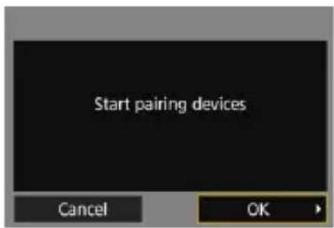 Start pairing devices Cancel OK