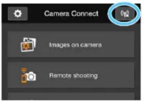 Camera Connect Images on camera Remote shooting