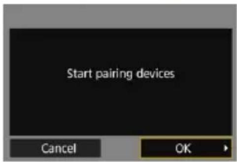 Start pairing devices Cancel OK
