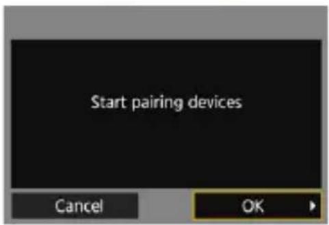 Start pairing devices Cancel OK