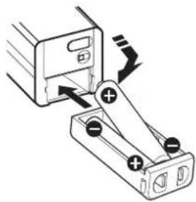 SONY DWT-P01N - Einlegen der Batterien - 2
