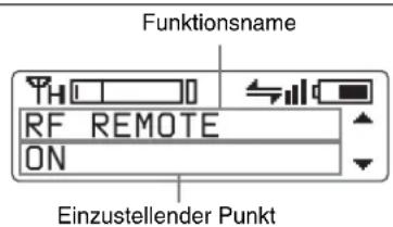 SONY DWT-P01N - Basismenüfunktionen - 1