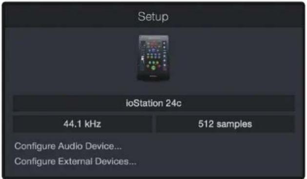 PRESONUS ioStation 24c - Konfiguration von Audiogeräten - 1