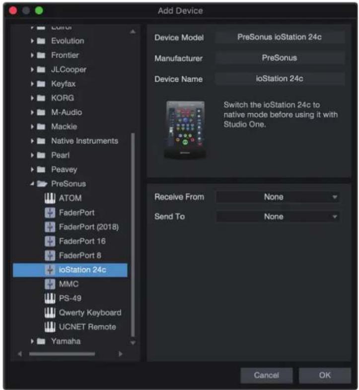 PRESONUS ioStation 24c - Konfiguration von ioStation 24c - 3