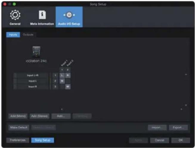 PRESONUS ioStation 24c - Konfiguration der Audio-Anschlüsse - 3