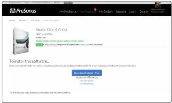 PRESONUS ioStation 24c - Herunterladen und Ausführen des Studio One Installationsprogramms - 1