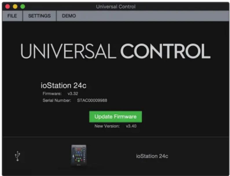 PRESONUS ioStation 24c - Firmware-Aktualisierungen - 2