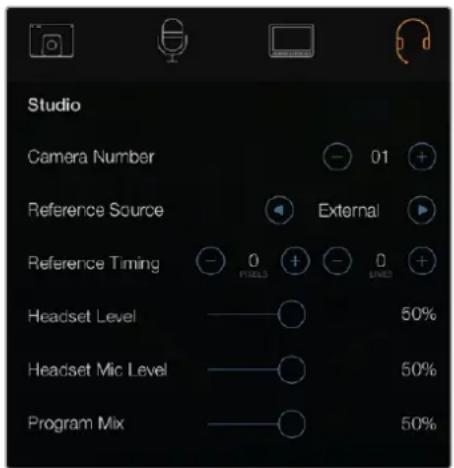 Blackmagic Design Studio Camera HD 2 - Impostazioni Studio - 1