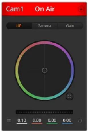 Cam1 On Air Lift Gamma Gain 0.10 0.00 0.00 0.00