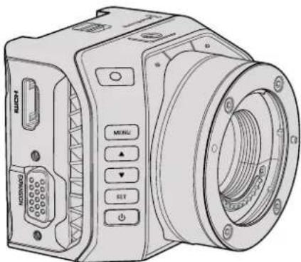 Blackmagic Design Studio Camera HD 2 - Blackmagic Micro Studio Camera 4K - 左側面 - 1