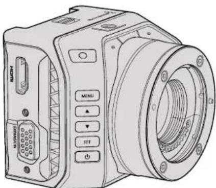 Blackmagic Design Studio Camera HD 2 - Blackmagic Micro Studio Camera 4K – Lateral Esquerda - 1