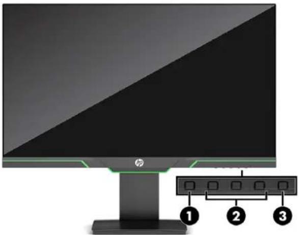 HP X27i - Front components - 1