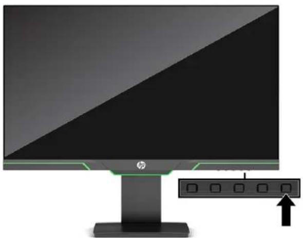 HP X27i - Turning on the monitor - 1