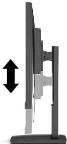 HP X27i - Adjusting the monitor - 5