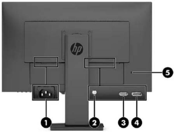 HP X27i - Rear components - 1