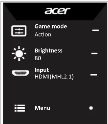 ACER Predator Z1 Z271T01 - Main page - 1