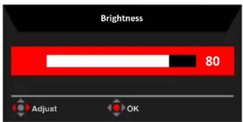 ACER Predator Z1 Z271T01 - Hot key2 (default: Brightness) - 1