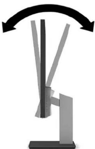 HP EliteDisplay S270n - Adjusting the monitor - 1
