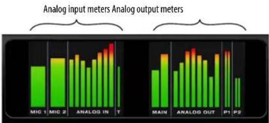 MOTU 828es - Screen set B — Analog Meters - 1