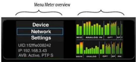 MOTU 828es - MENU NAVIGATION - 1