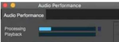 MOTU 828es - Lower latency versus higher CPU overhead - 1