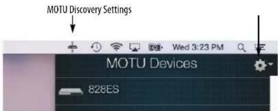 MOTU 828es - Updating multiple interfaces on a network - 1