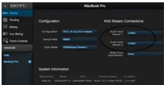 MOTU 828es - Web app setup - 7