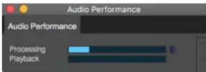 MOTU 8pre-es - Lower latency versus higher CPU overhead - 1
